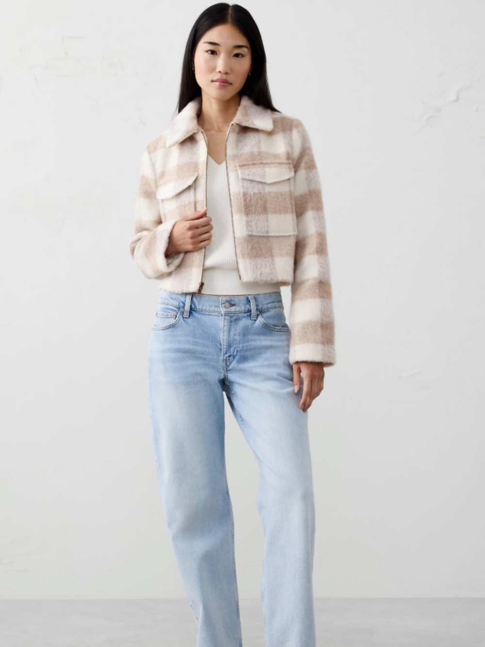 Banana Republic Factory Plaid Jacket